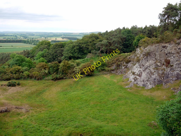Photo 6"x4" Flodden Quarry, above the cliff face West Flodden c2010
