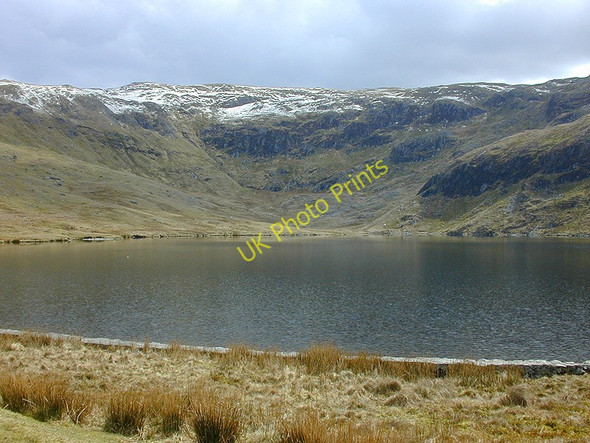 Photo 6"x4" Llyn Llygad Rheidol in early spring Llyn Llygad Rheidol c2000