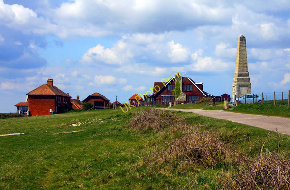 Photo 6"x4" Coastguard cottages on Culver Down Hillway c2010