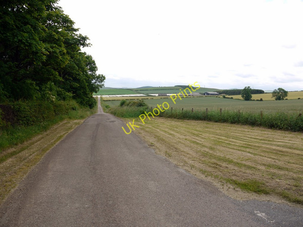 Photo 6"x4" Minor road east of Branxton Hill Branxton\/NT8937 c2010