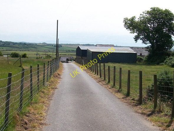 Photo 6"x4" The Mochras Farm access road Boduan c2010