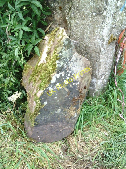 Photo 6"x4" Boundary Stone? in gateway beside B6542 Appleby-in-Westmorland c2010