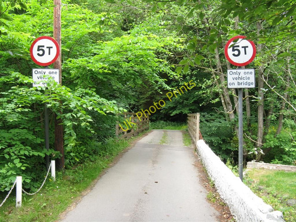 Photo 6"x4" Weak bridge at Wamphray Mill Gateside\/NY1194 c2010
