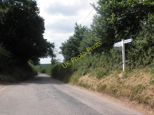 Photo 6"x4" Gunstone Cross Hollacombe\/SS8000 c2010