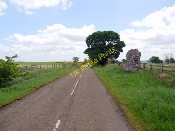 Photo 6"x4" Minor Road north of Coat Yards Farm Nunnykirk c2010