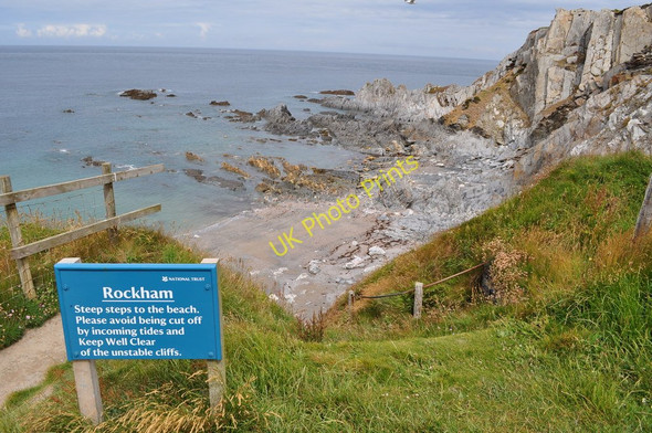 Photo 6"x4" Rockham Bay Mortehoe c2010