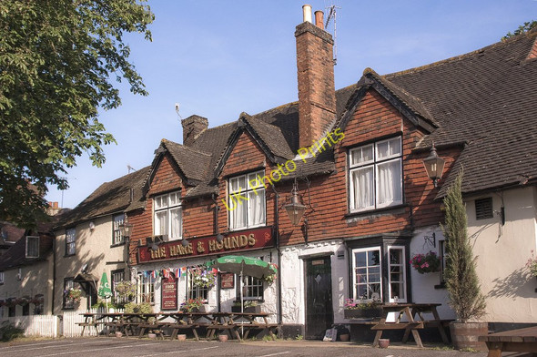Photo 6"x4" The Hare & Hounds Church Town\/TQ3551 c2010