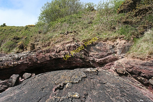 Photo 6"x4" Anticline and Fault Brynrefail\/SH4886 c2010