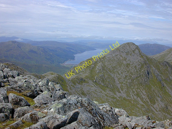 Photo 6"x4" View north west from Sgurr nan Ciste Duibhe Coire Domhain\/NG9815 c2005