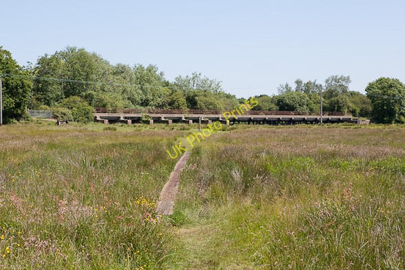 Photo 6"x4" Disused Railway Bridge on Castleman Trailway Ringwood\/SU1505 c2010