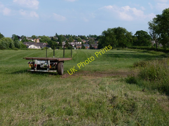 Photo 6"x4" Southeast across fields to Bishops Wood Bishops Wood c2010