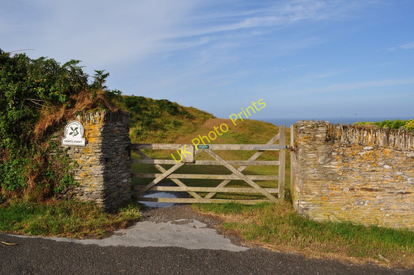 Photo 6"x4" A gate which leads to National Trust Property on Morte Point Mortehoe c2010