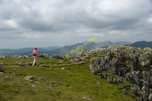 Photo 6"x4" Footpath on Little Carrs ridge Cockley Beck\/NY2401 c2010
