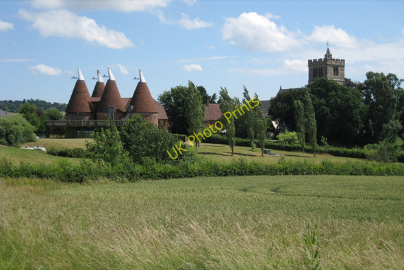 Photo 6"x4" Church Farm Oast, Brick Kiln Lane, Horsmonden, Kent Broad Ford c2010