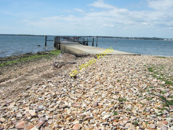 Photo 6"x4" Pottery Pier, Brownsea Island Lower Hamworthy c2010