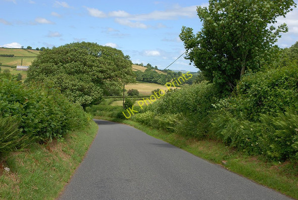 Photo 6"x4" The Van road Llanidloes c2010