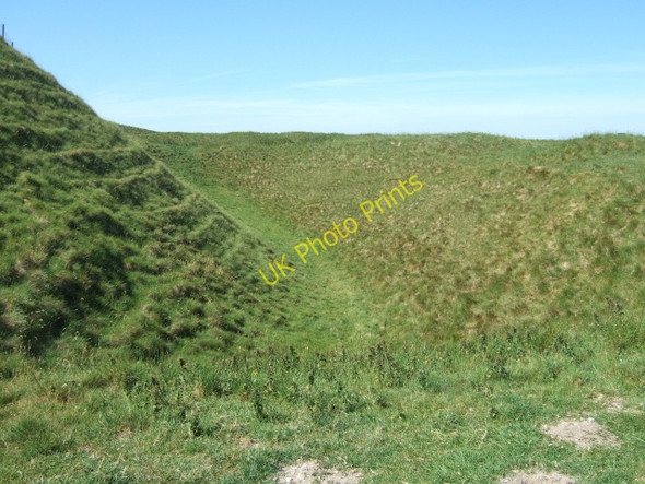 Photo 6"x4" Rampart and ditch of Maiden Castle Dorchester\/SY6890 c2010 P1