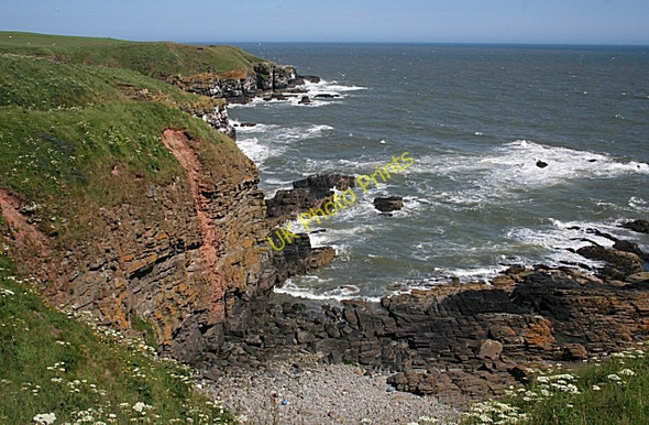 Photo 6"x4" Cliffs between The Nobs and Bruce's Haven Whinnyfold c2010