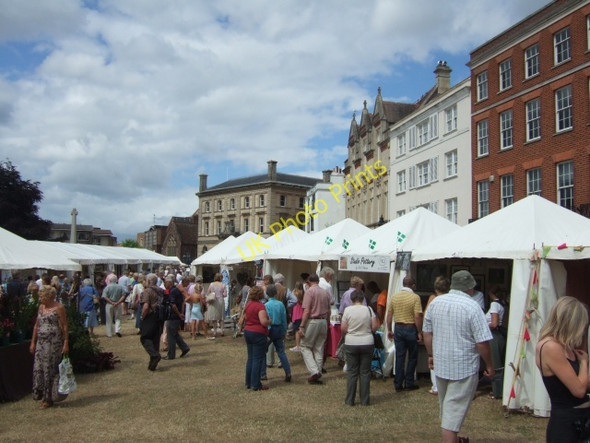 Photo 6"x4" Craft Market, Cathedral Green, Exeter Exeter c2010