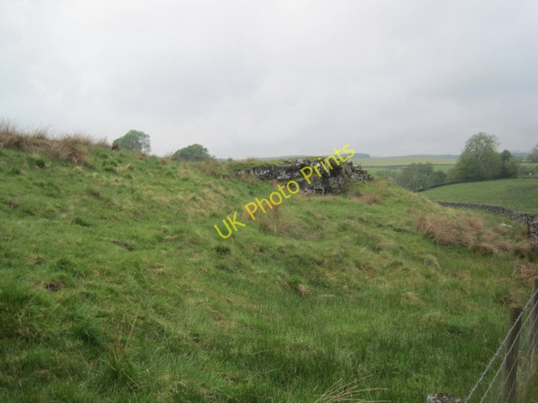 Photo 6"x4" Rock Outcrop near Leadgate Stonehaugh c2010