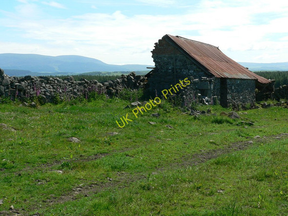 Photo 6"x4" Derelict shed at Barskeoch Barskeoch c2010