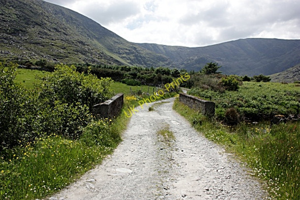 Photo 6"x4" Bridge and Minor Road Glenbeigh c2010