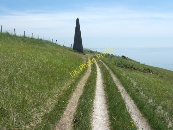 Photo 6"x4" Navigation beacon in The Warren Chaldon Herring or East Chaldon c2010