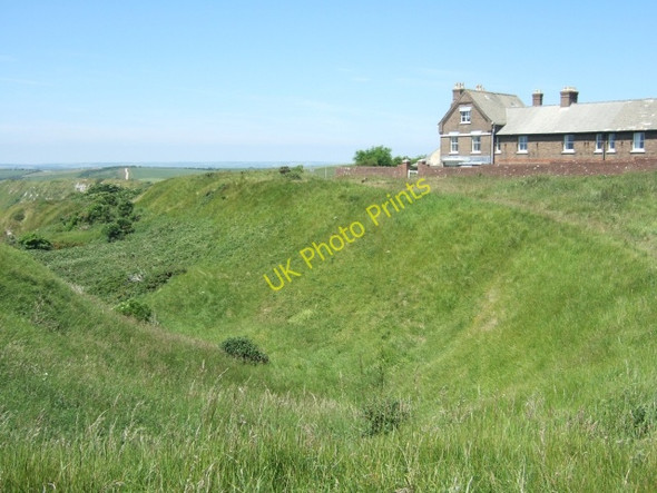 Photo 6"x4" The ditch of the Iron Age fort at White Nothe Chaldon Herring or East Chaldon c2010