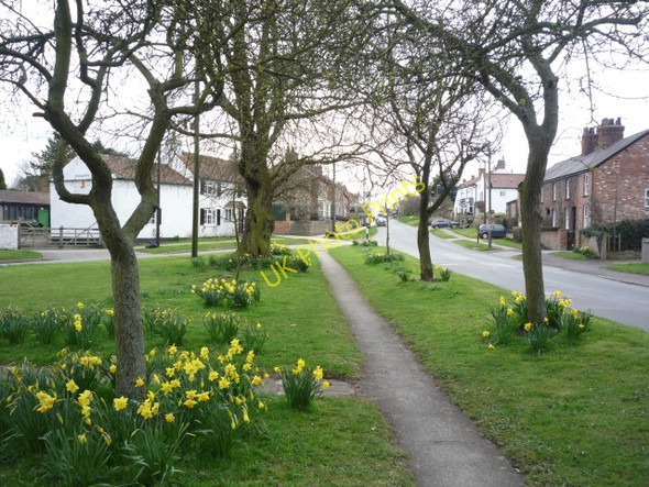 Photo 6"x4" Great Ouseburn village green Branton Green c2010