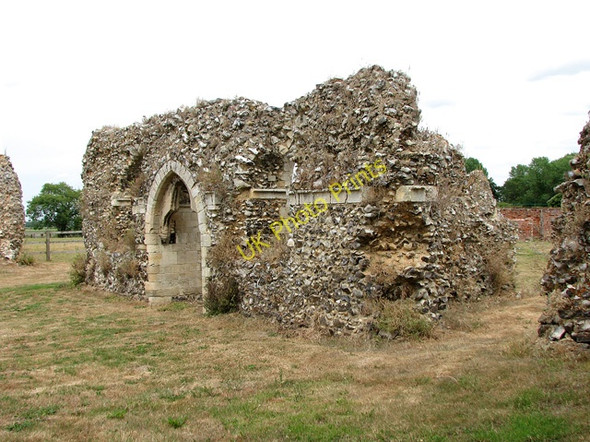 Photo 6"x4" Langley - remains of the abbey Langley Street c2010
