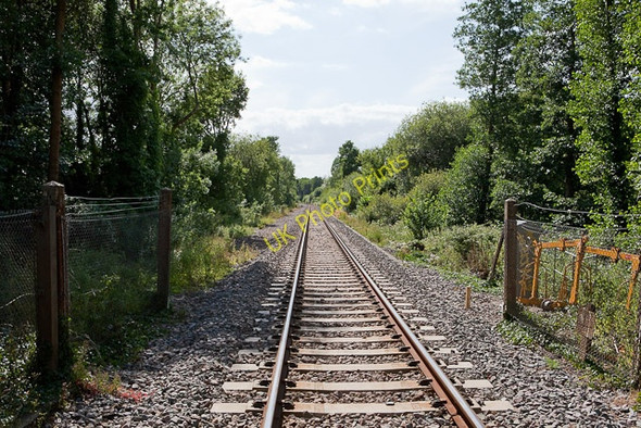 Photo 6"x4" Railway line at Crampmoor Crampmoor c2010