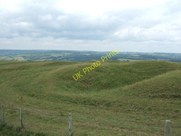Photo 6"x4" The north west corner of Eggardon Hill fort Spyway c2010