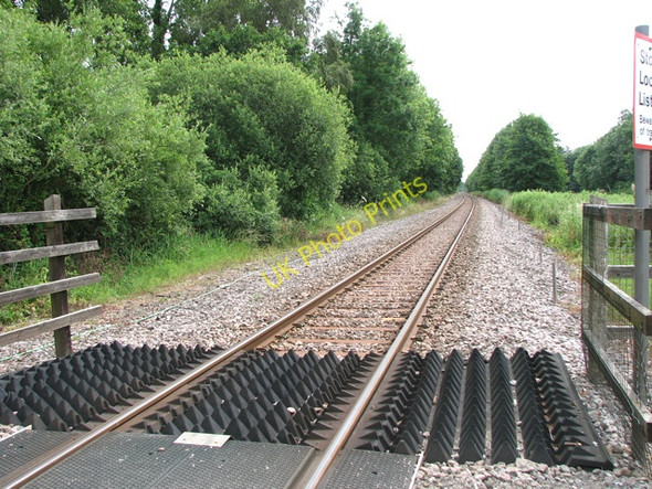 Photo 6"x4" View along the railway line North Cove c2010