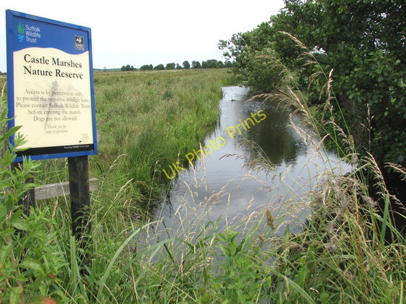 Photo 6"x4" Drainage ditch in Castle Marsh Barnby c2010
