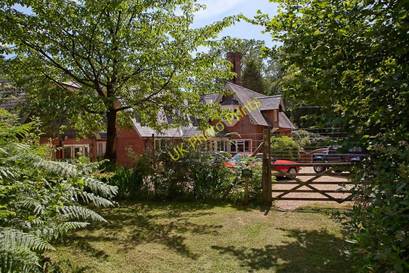 Photo 6"x4" The end of a footpath in Ampfield Wood Crampmoor c2010