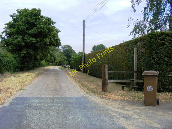 Photo 6"x4" Icknield Way Path Herringswell c2010