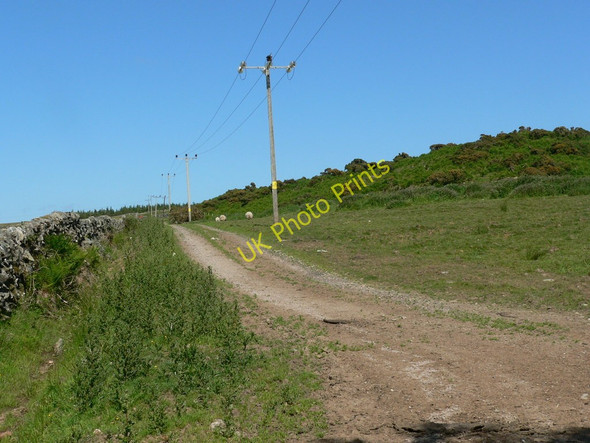 Photo 6"x4" Moorland track Clachan\/NR7656 c2010