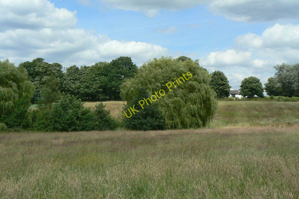 Photo 6"x4" Pond below Goosedale Farm Bestwood Village c2010