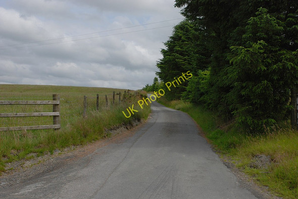 Photo 6"x4" Lane to Pen-hyle-mawr Farm Llangurig c2010