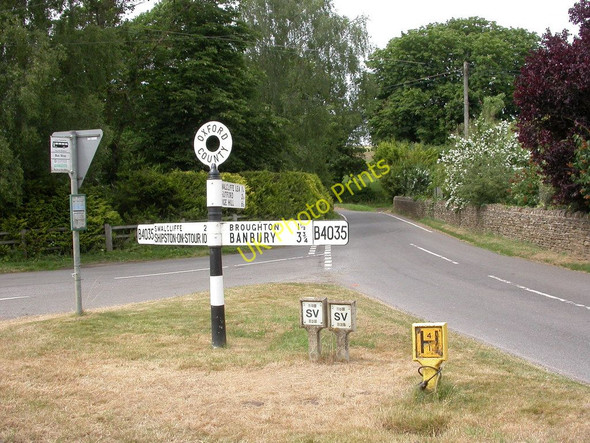Photo 6"x4" Lower Tadmarton, fingerpost Lower Tadmarton c2010