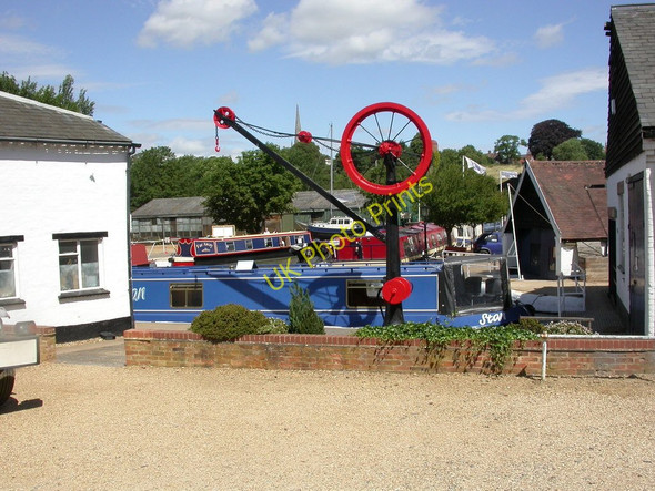 Photo 6"x4" Braunston, crane Wolfhampcote c2010
