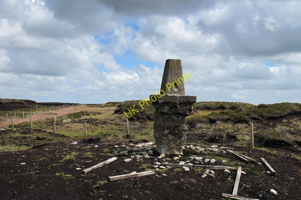 Photo 6"x4" Hawthornthwaite Fell Trig Pillar Abbeystead c2010