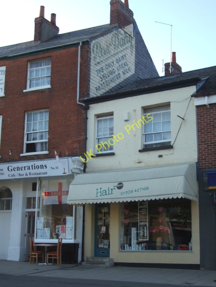 Photo 6"x4" An old painted advert in East Street, Bridport Bridport c2010