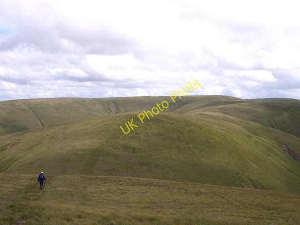 Photo 6"x4" Path from Bush Howe from Breaks Head Howgill\/SD6396 c2010