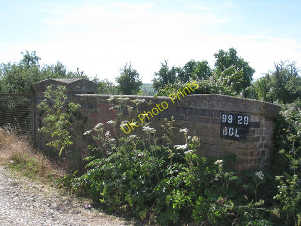 Photo 6"x4" The end of the bridge Little Haresfield c2010