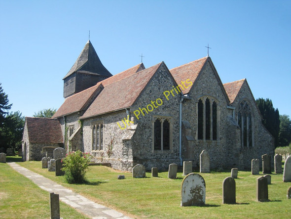 Photo 6"x4" Church of St James the Great, Elmsted Elmsted c2010