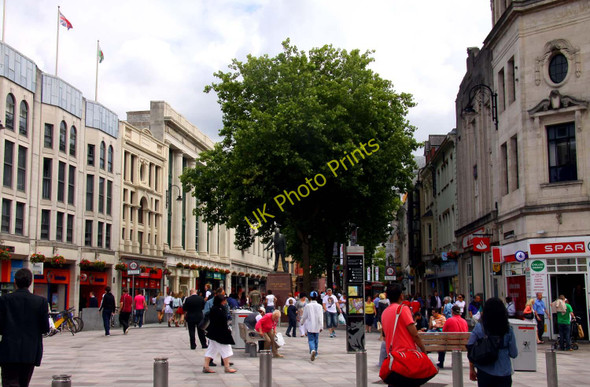 Photo 6"x4" Queen Street in Cardiff Cardiff\/Caerdydd c2010