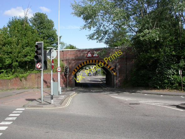 Photo 6"x4" Swaythling, railway bridge Bassett Green c2010