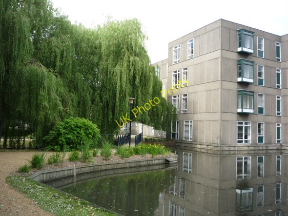 Photo 6"x4" Langwith bridge and B block Heslington c2010
