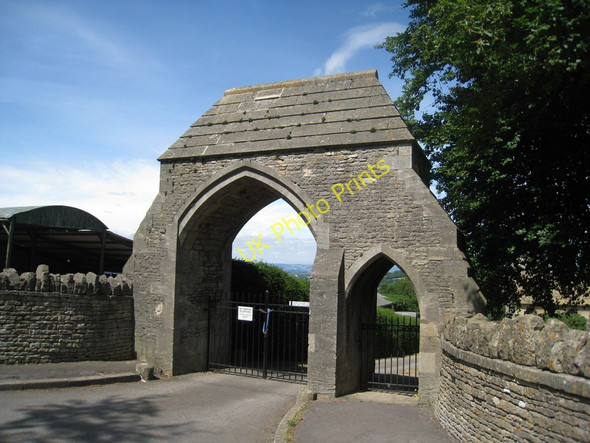 Photo 6"x4" Lych gate, Selsley Stroud\/SO8405 c2010